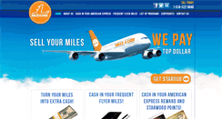 Desktop Screenshot of miles4cash.com